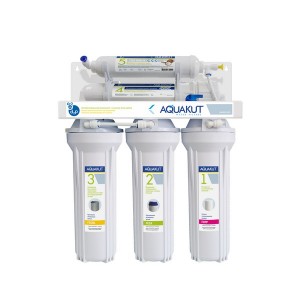 Осмос Аква Кут без помпи 50G RO-5 Е-01 із пластиковим баком 3,2G