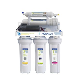 Осмос Аква Кут із помпою 50G RO-5 А-01 із пластиковим баком 3,2G
