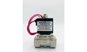 Соленоїдний електромагнітний клапан нержавійка 3/4 "/ 220v. 2w-200-20 