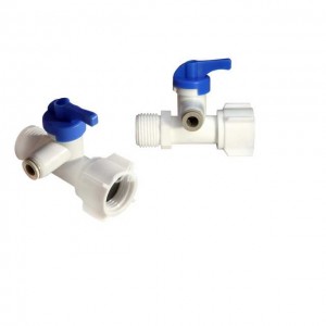 Переходник c встроенным краном 1/2" НР - кран 1/4" QC - 1/2" ВН; MFV-01
